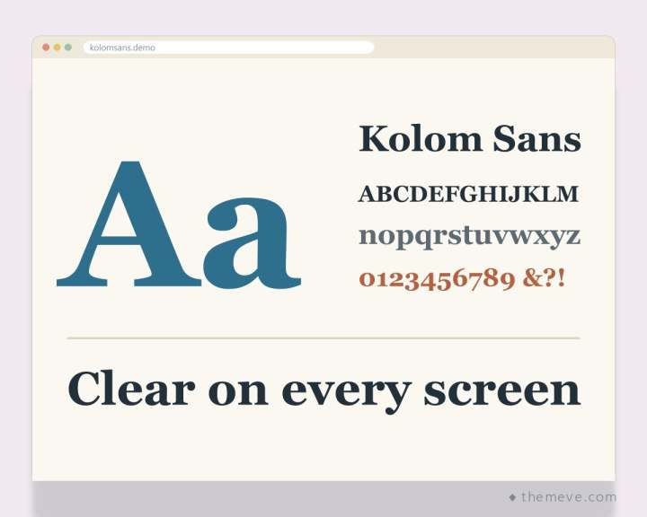 Kolom Sans — Bangla + Latin Font Family